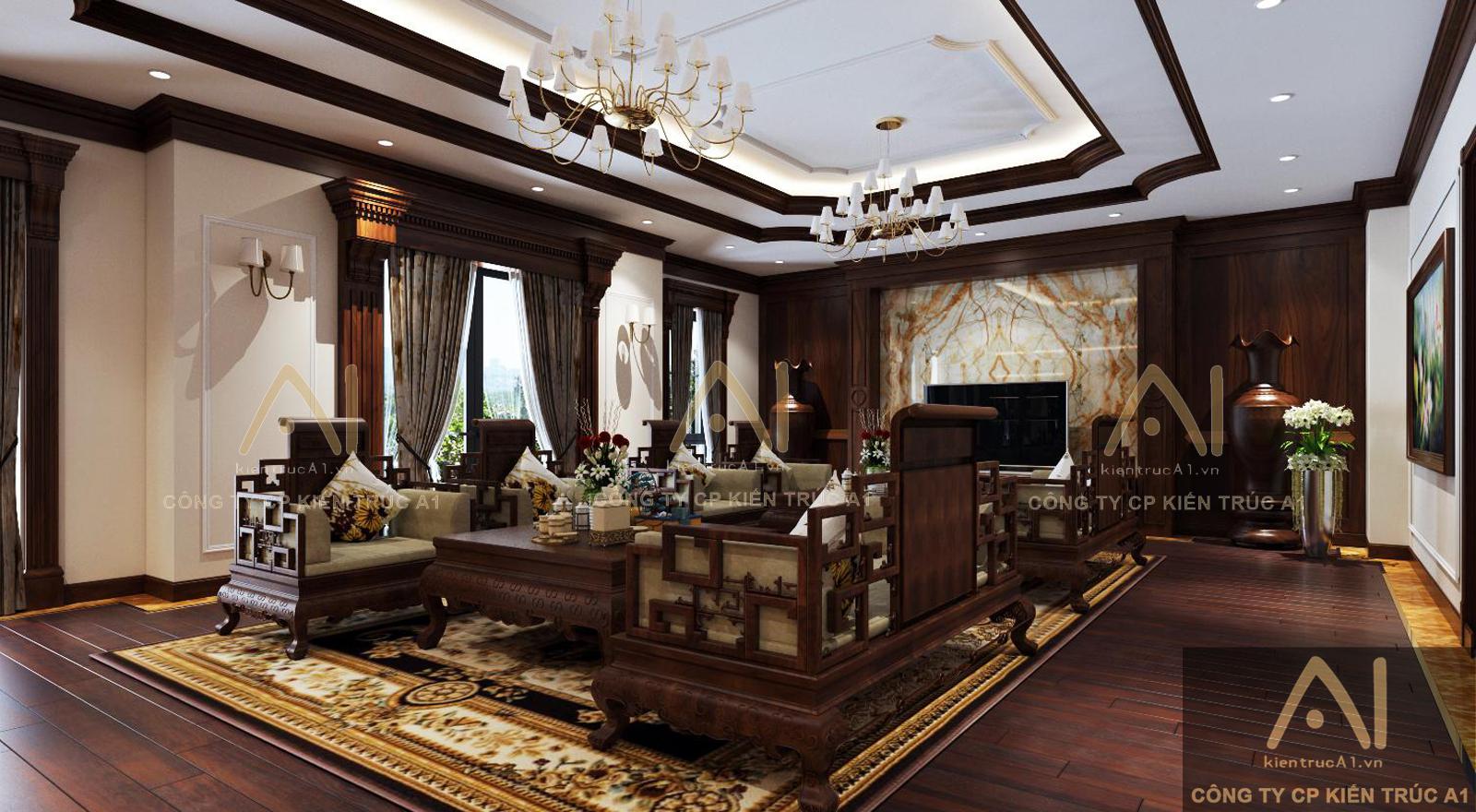 Thiết kế nội thất biệt thư