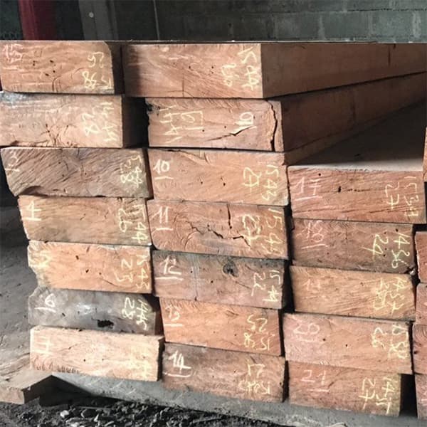 Gỗ hương đá Nam Phi dạng phách