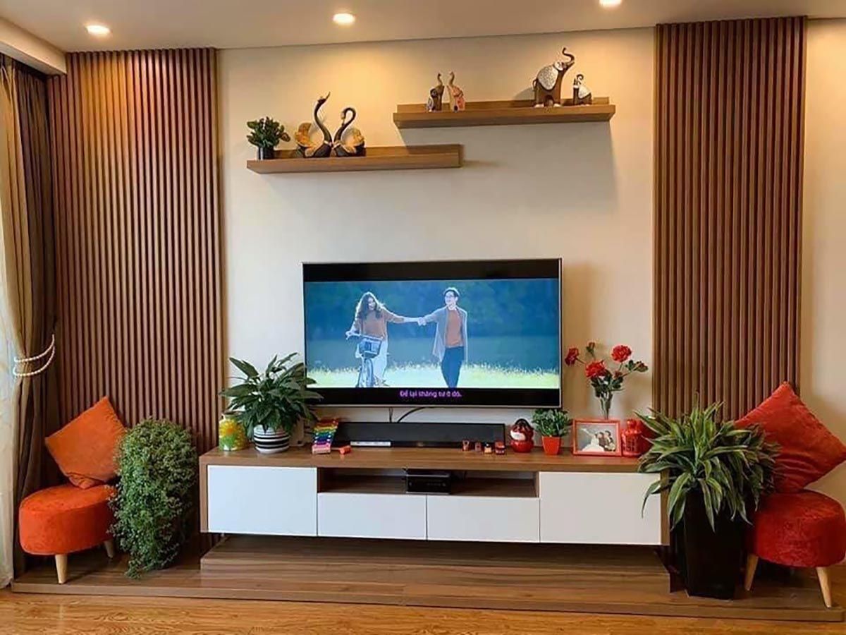 tấm ốp tường giả gỗ