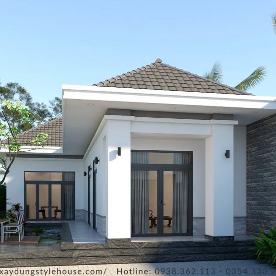MẪU BIỆT THỰ VƯỜN CẤP 4 ĐẸP TINH TẾ PHONG CÁCH CHÂU ÂU