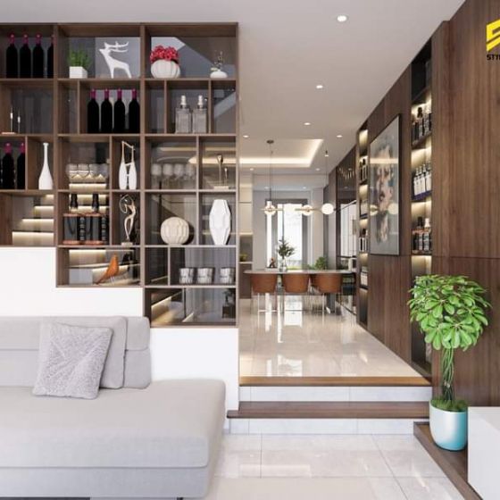 THIẾT KẾ THI CÔNG NỘI THẤT NHÀ PHỐ 3 TẦNG DĨ AN BÌNH DƯƠNG
