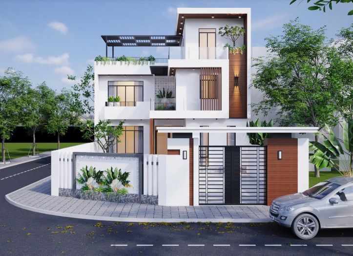 Thiết kế kiến trúc nhà phố