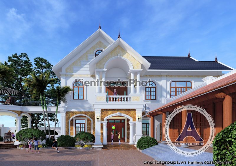 Thiết kế  biệt thự tân cổ điển