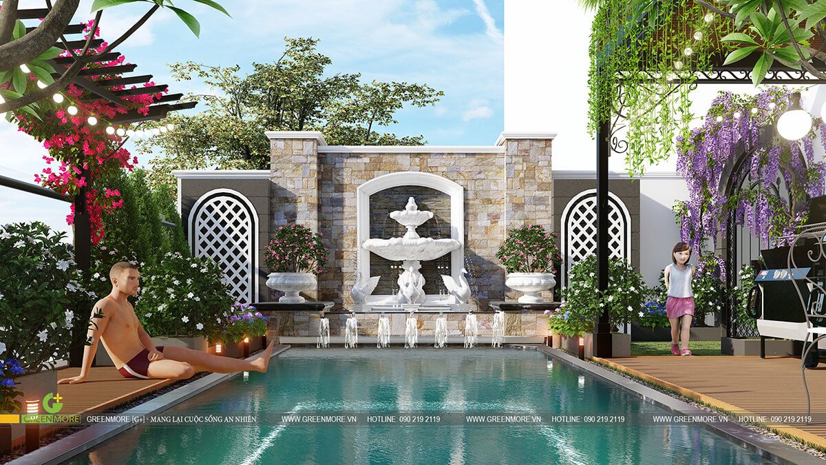 Thiết kế vườn căn Penthouse 