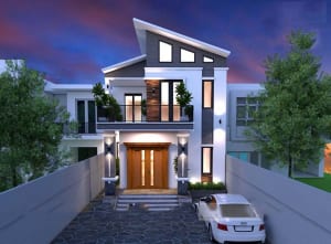 MẪU NHÀ PHỐ 2 TẦNG ĐẸP