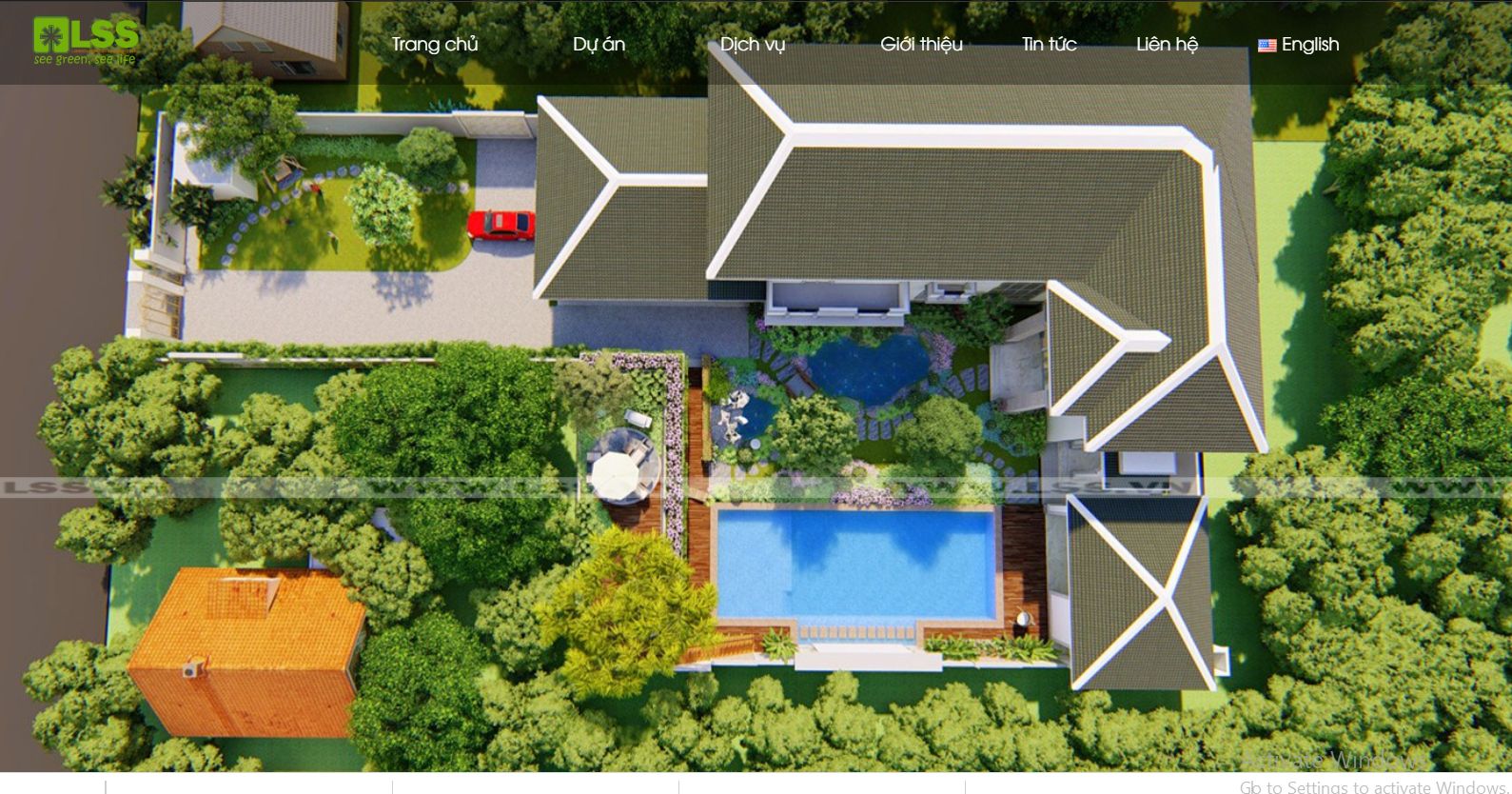 Sok Giang Villa của anh Giang