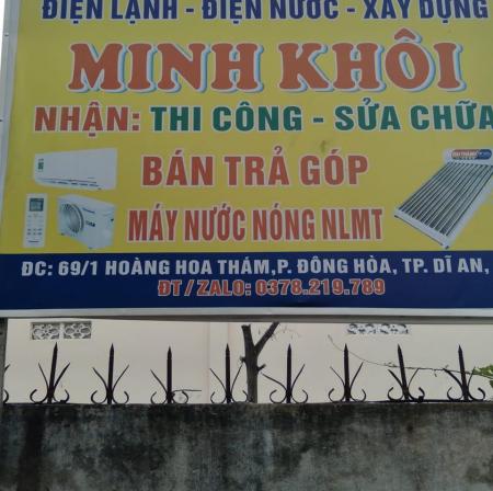 Điện lạnh, điện nước, xây dựng Minh Khôi