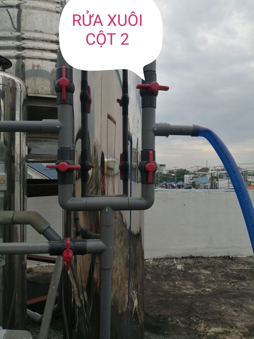 Lắp đặt ống nước trạm nước công nghiệp