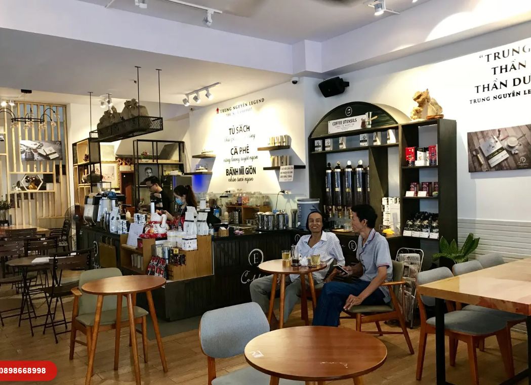 THIẾT KẾ  THI CÔNG TRUNG NGUYÊN E-COFFEE 