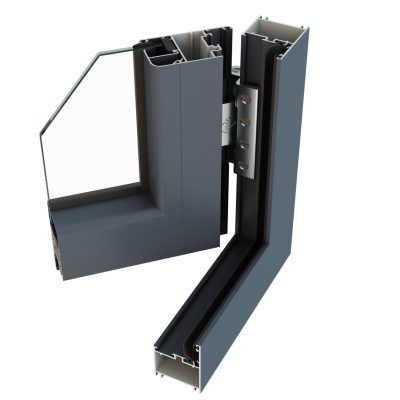 CỬA SỔ NHÔM 2 CÁNH MỞ QUAY