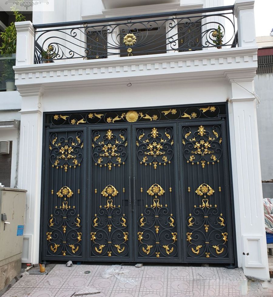 Cửa cổng sắt