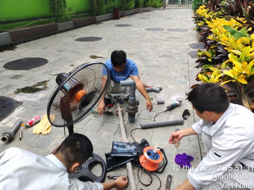 Vệ sinh đường ống nước