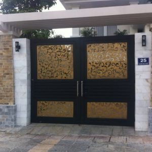 Cửa cổng sắt