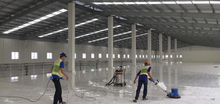 vế sinh nhà xưởng