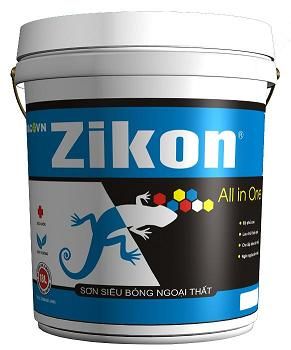 ZIKON  ALL IN ONE  SƠN SIÊU BÓNG NGOẠI THẤT CAO CẤP