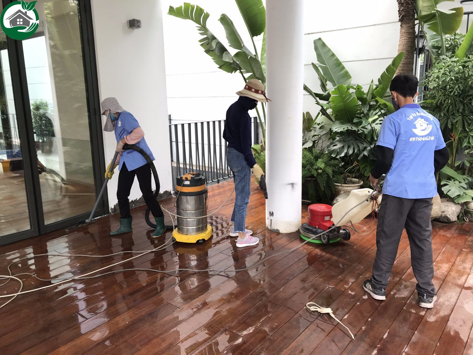 Vệ sinh công nghiệp công trình sau sửa chữa xây dựng