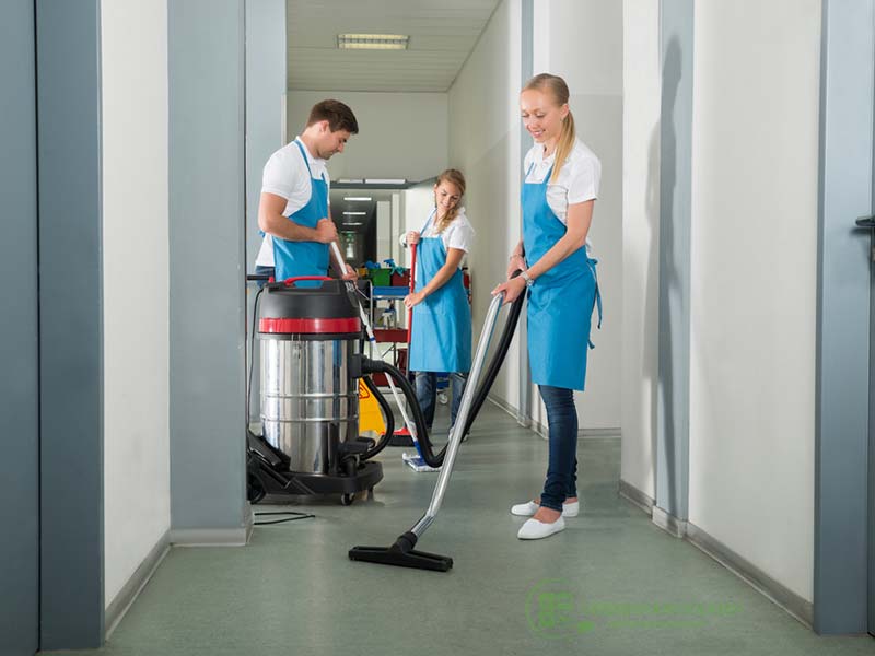 Vệ sinh công trình sau xây dựng