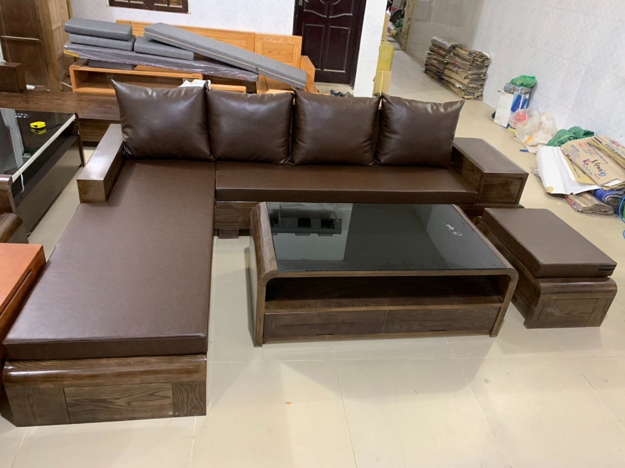 Sofa gỗ 