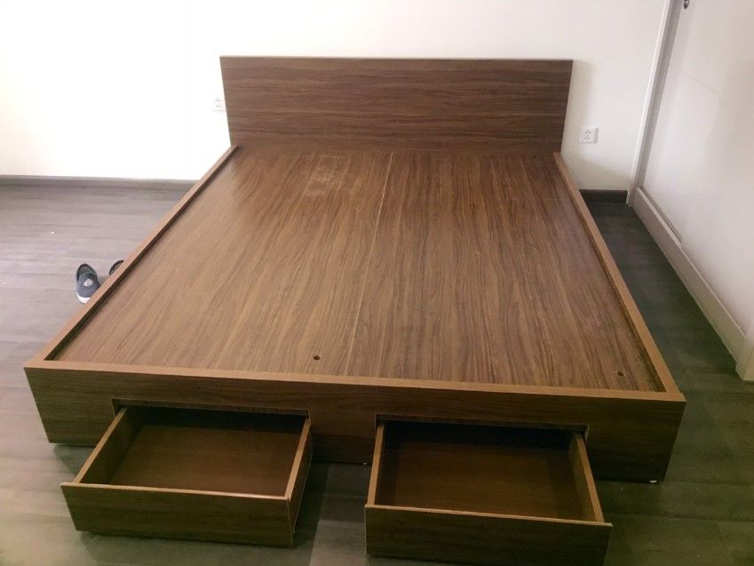 Giường gỗ công nghiệp MDF