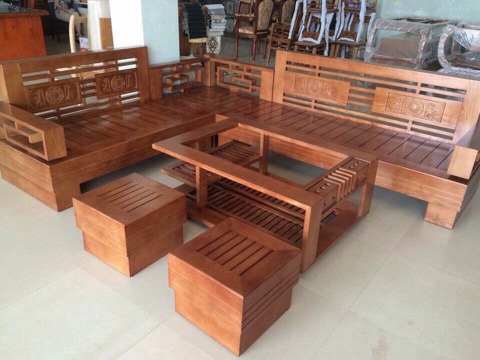 BÀN GHẾ GỖ