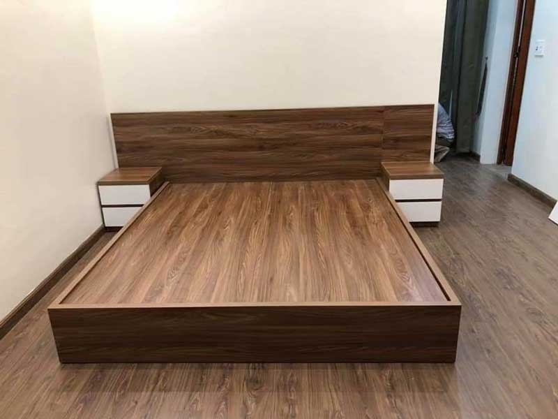 GIƯỜNG NGỦ GỖ CÔNG NGHIỆP MDF