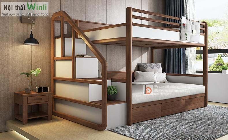 Giường tầng kết hợp sofa giường thông minh