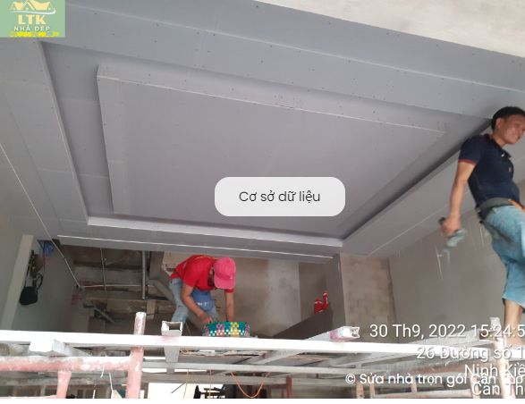 Thi công lắp đặt thạch cao