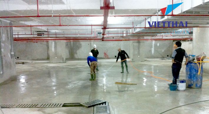 Thi công chống thấm tầng hầm