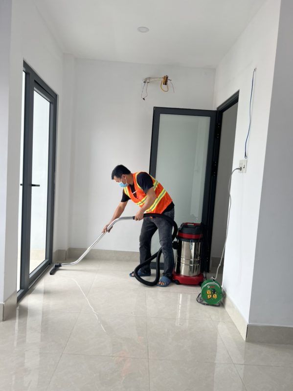 Vệ sinh nhà sau xây dựng