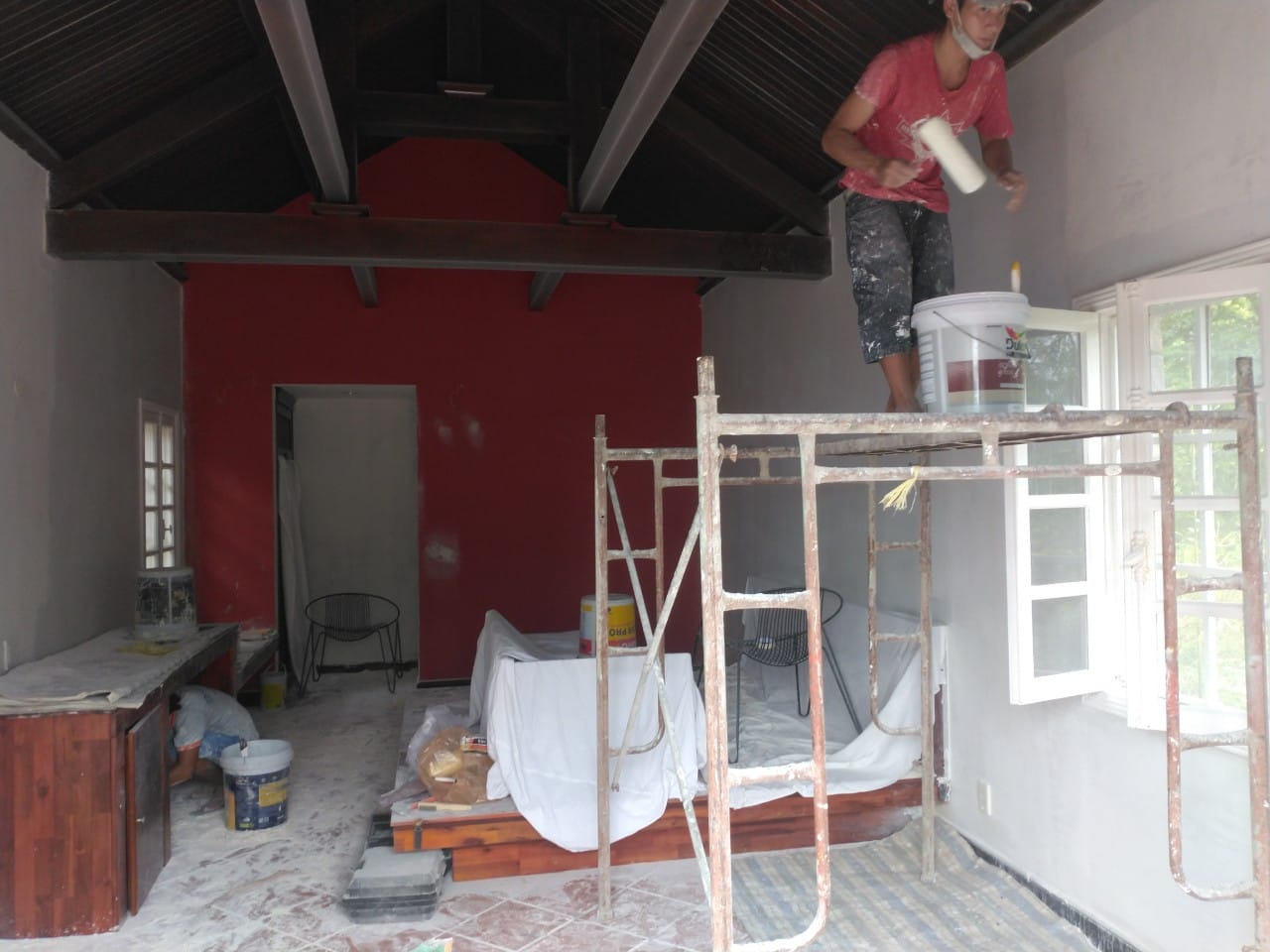 Chống thấm nhà mới xầy