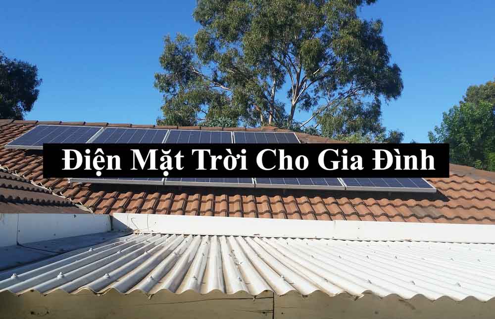 Lắp đặt điện mặt trời cho gia đình