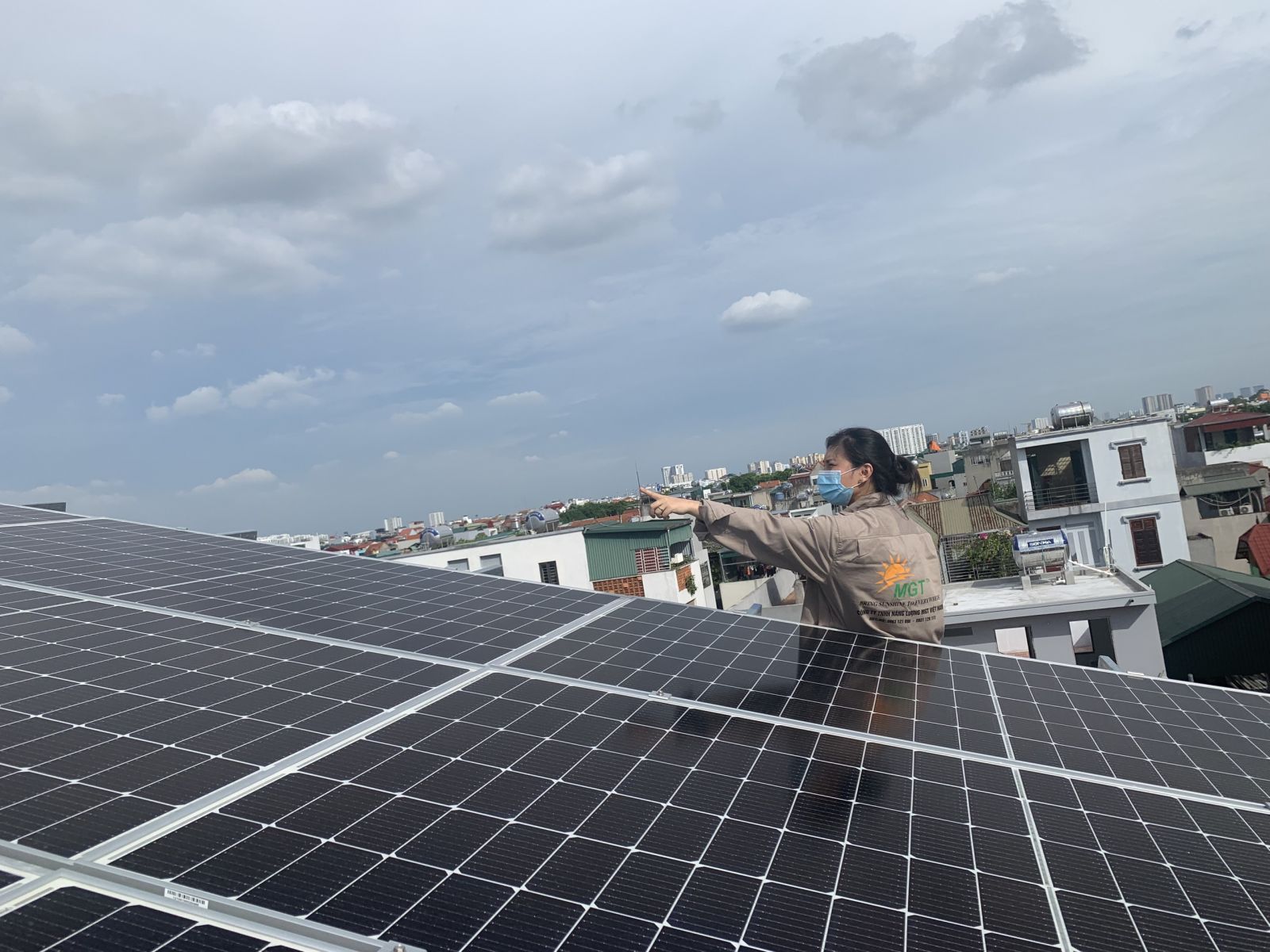 Hệ thống điện mặt trời hòa lưới bám tải 5KWp