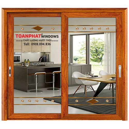 Cửa đi mở trượt nhôm Xingfa