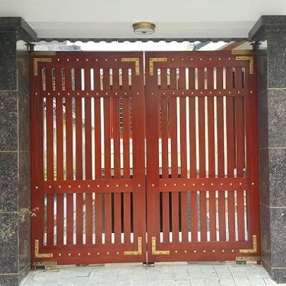 Cửa cổng sắt