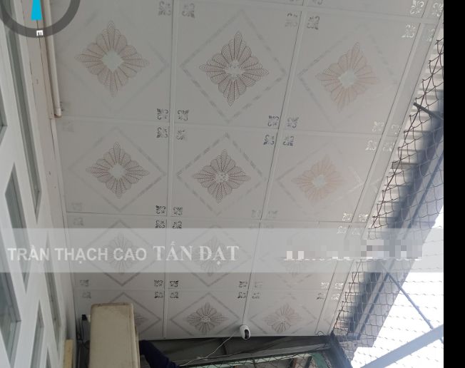 Trần thạch cao hoa văn