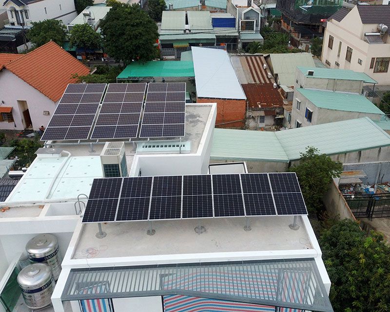 Thi công điện mặt trời 