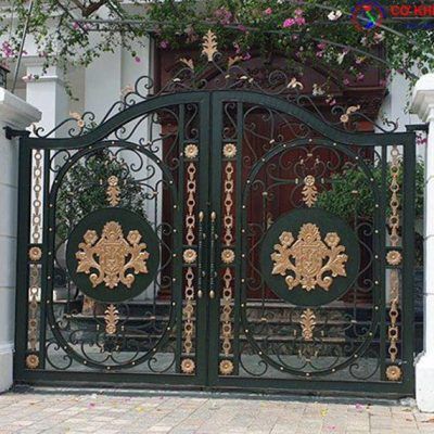 Cửa cổng sắt 