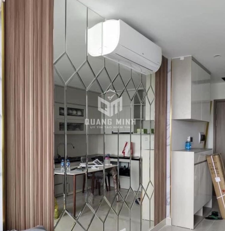 Lắp đặt gương kính trang trí