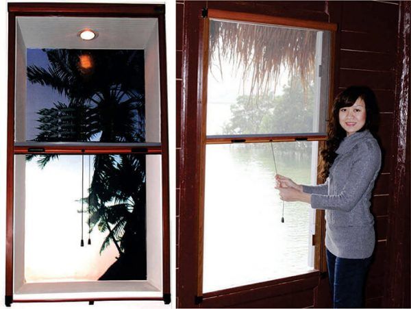 Cửa lưới chống muỗi dạng tự cuốn