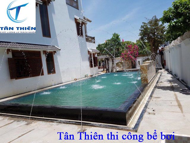 THI CÔNG BỂ BƠI GIA ĐÌNH