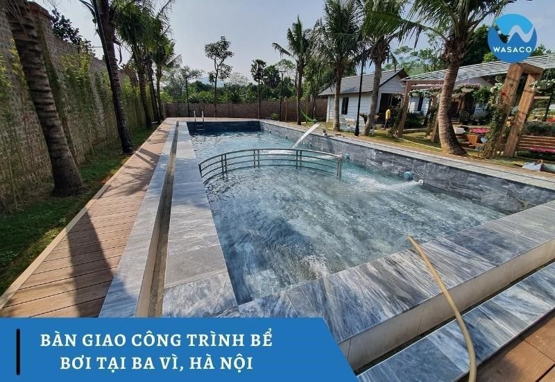 Thiết kế thi công bể bơi homestay