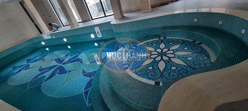 Thi công bể bơi  Biệt thự nghỉ dưỡng Tiên Lương Cẩm Khê