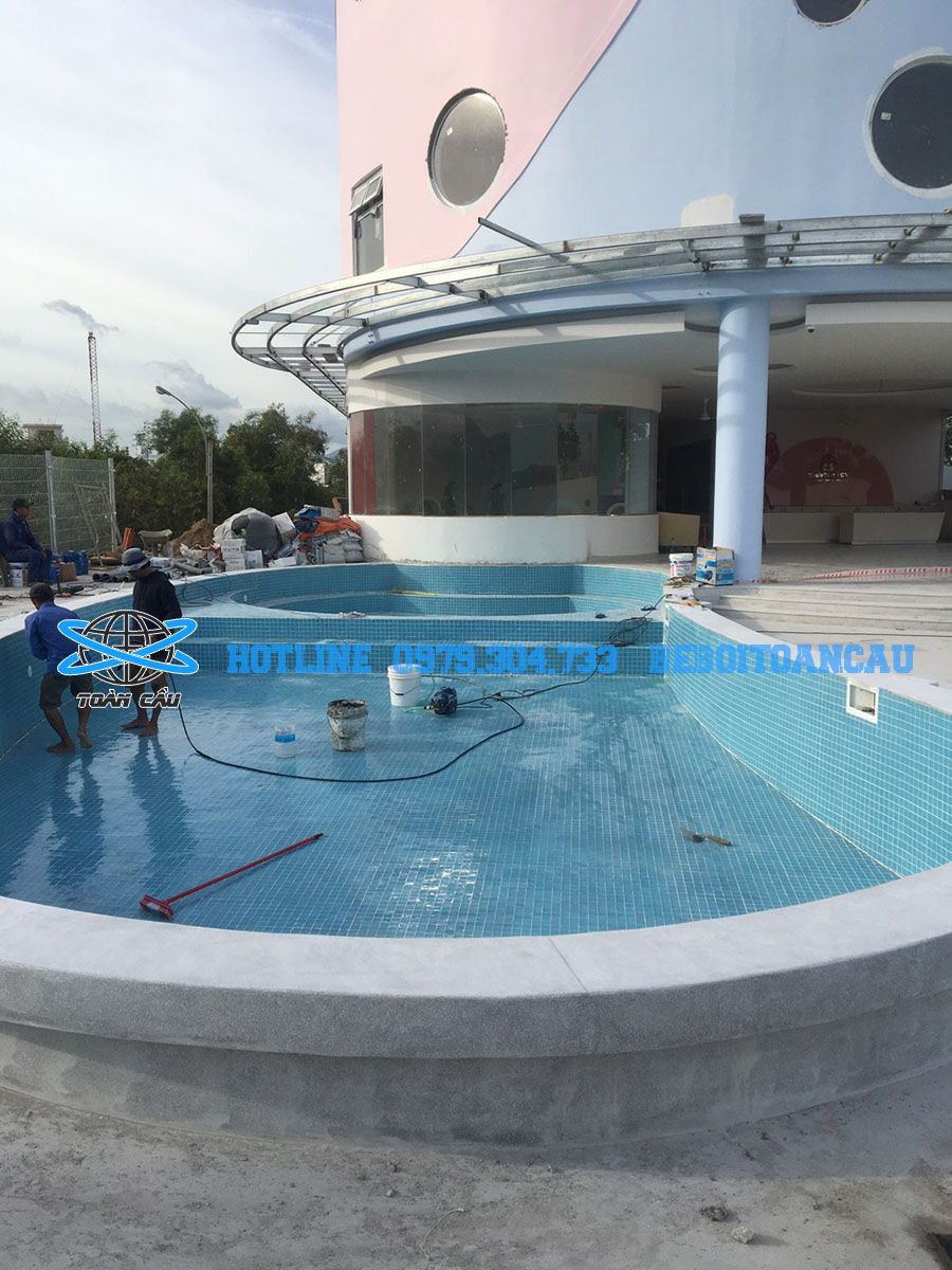 Thi công bể bơi Trường mầm non chất lương cao VCN
