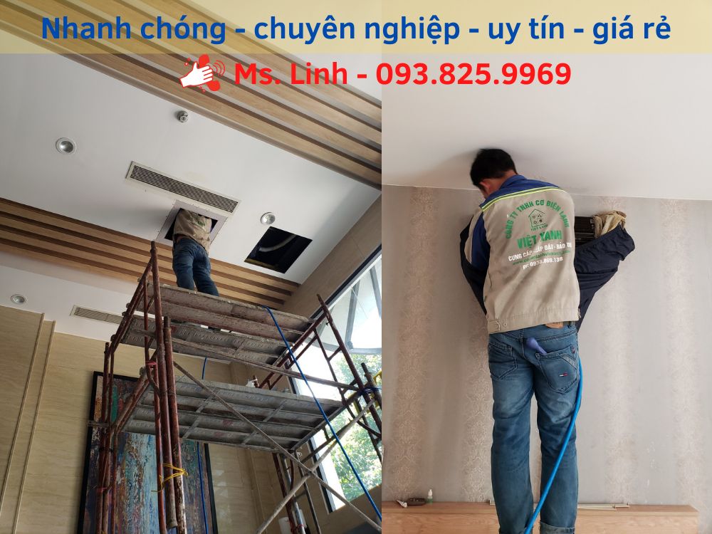 Lắp máy điều hòa