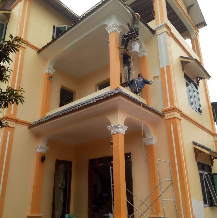 Thi công sơn nhà trọn gói