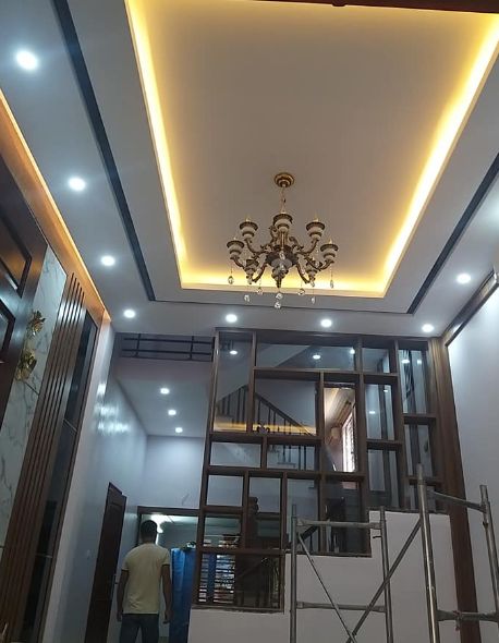Thi công trần thạch cao tấm ốp trang trí