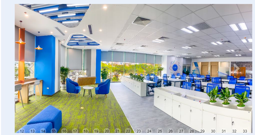 Văn phòng CMC GLOBAL tại lầu 2