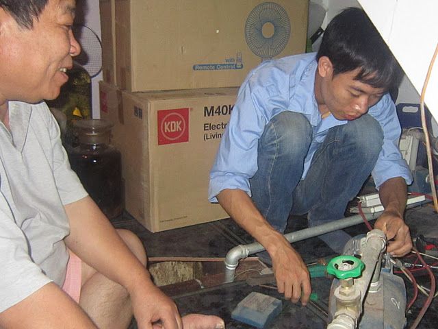 Sửa máy bơm nước