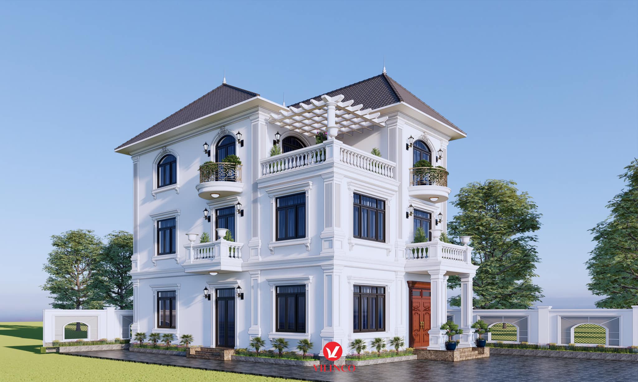 Thiết kế kiến trúc biệt thự