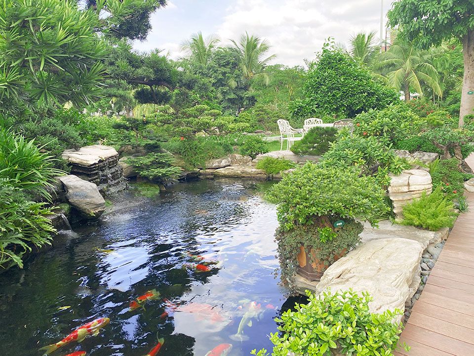 Thi công sân vườn